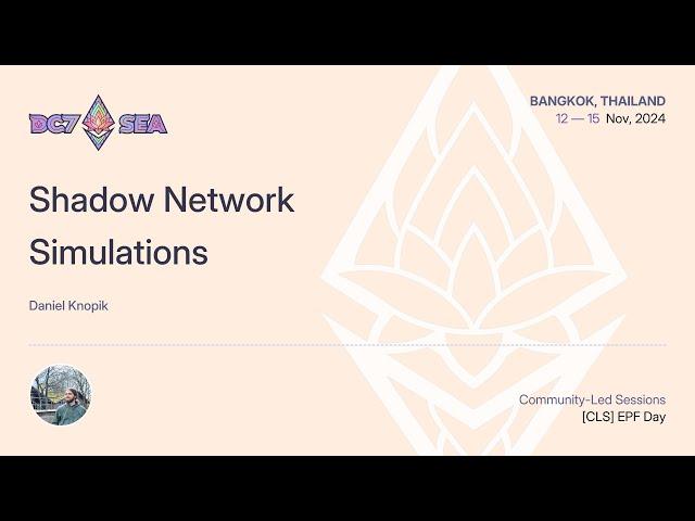 Shadow Network Simulations