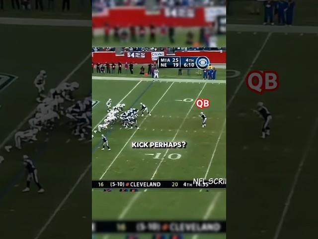 The NFL’s Rarest Play