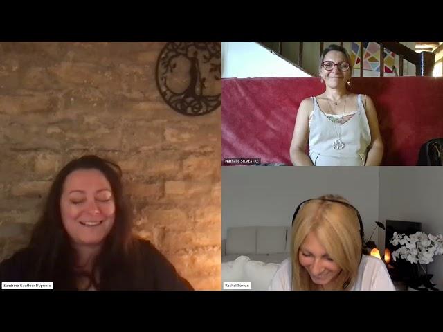 Fin de ma séance d hypnose régressive ésotérique avec Rachel Fortun et Sandrine Gauthier