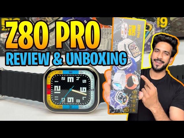 Z80 Pro Smartwatch Review & Unboxing by SB FIT | Z80 Pro Smartwatch Amoled Display Fastest Watch ⌚️