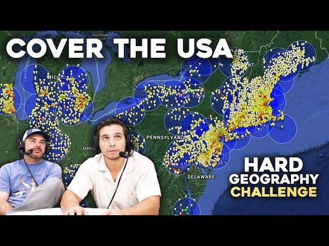 Can we cover the entire USA by naming cities? (HARD)