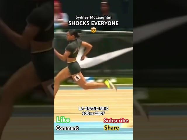 Sydney McLaughlin SHOCKS EVERYONE  | #olympics #sports #track #record #viral #trackandfield