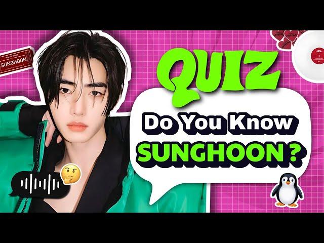 Sunghoon ENHYPEN Quiz | How Well Do You Know Ice Prince? 