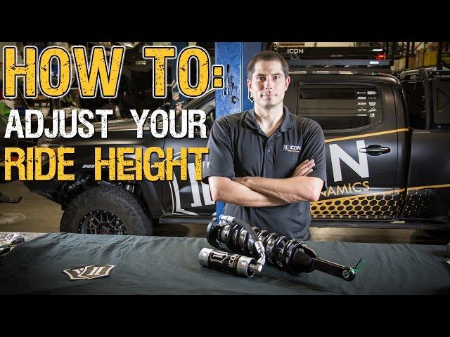 HOW TO: Adjust Your Ride Height Using ICON Coilovers