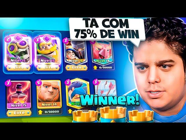 CRIARAM ESSE DECK NO NOVO META E JA TÁ COM 75% DE VITÓRIA *nerf já!*