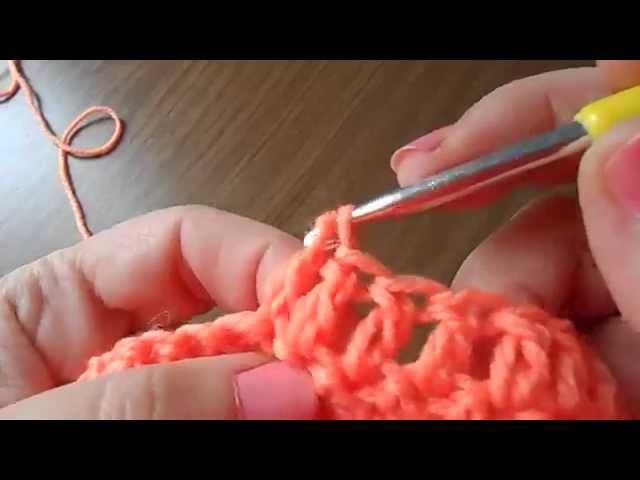 How to knit double crochet video lesson