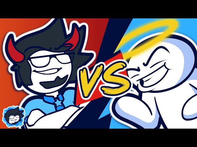 Devil vs Angel Art Challenge w/ @theodd1sout