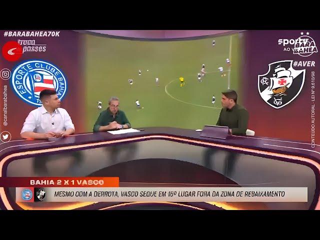 COMENTARISTAS DA SPORTV EXALTAM O BAHIA, EVERTON E BIEL, MAS SE PRECIPITAM SOBRE JOGO X EXPULSÃO!