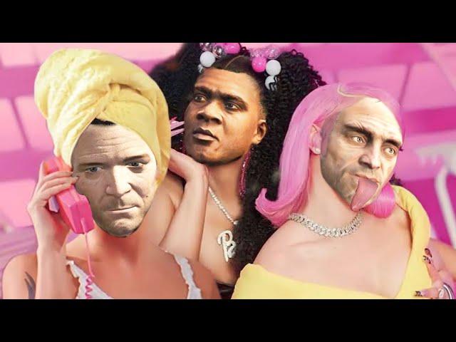 Franklin, Trevor & Michael singing 'Barbie World' [AI COVER] (Official Video)