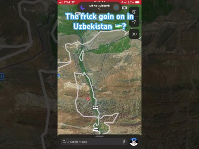 Goofy Ahh border: Uzbekistan inside of Kyrgyzstan