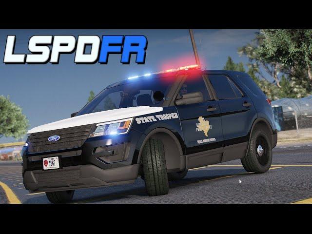 Catching speeders as Texas state trooper - GTA 5 LSPDFR