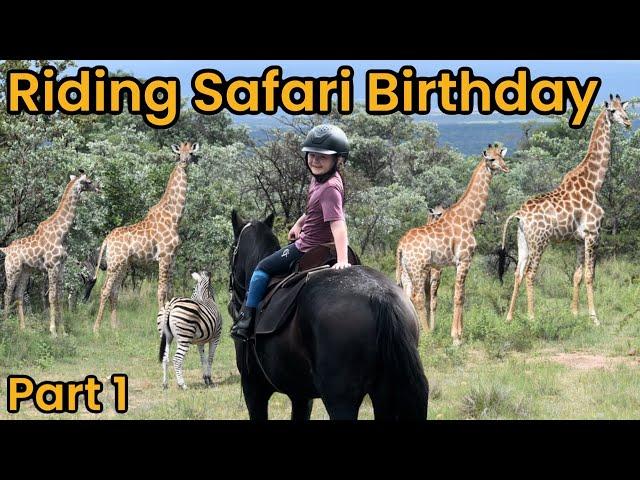 Horse Riding Safari on my 8th BIRTHDAY in South Africa