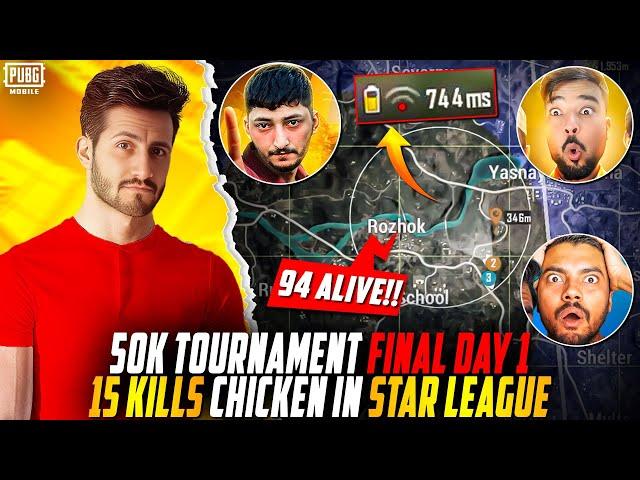 Final Of 50K Tournament | #1 Chicken 66 Alive All Content Creators Tourni | MK Gaming