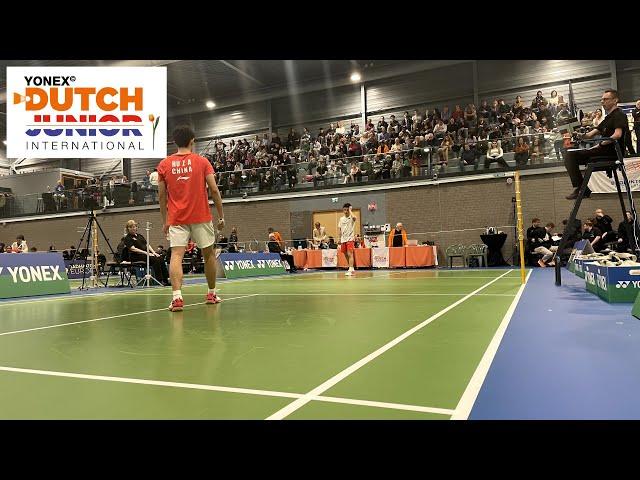 Final MS-U19,  Hu Zhe An vs.  Zhang Zhi Jie - Yonex Dutch Junior International 2024