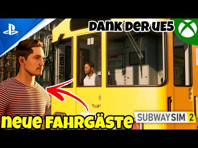 NEU UND REALISTISCHER?️SubwaySim 2 setzt voll auf Vielfalt im Bereich FAHRGÄSTE