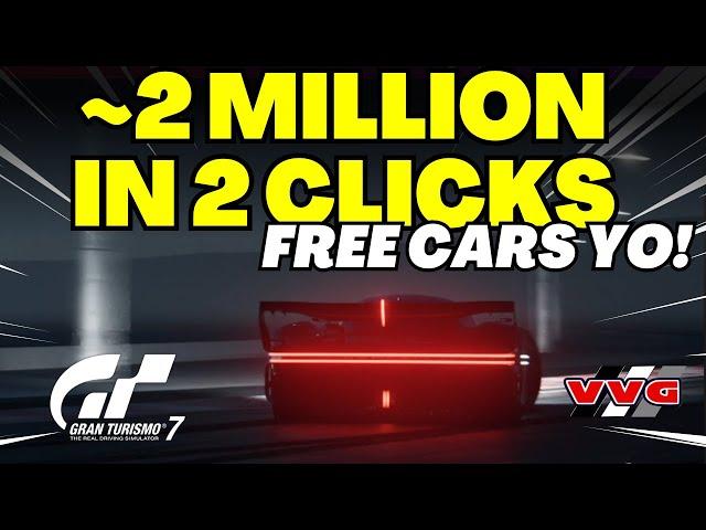 GT7 Easy Money ~2 Million In 2 Clicks! - Gran Turismo 7