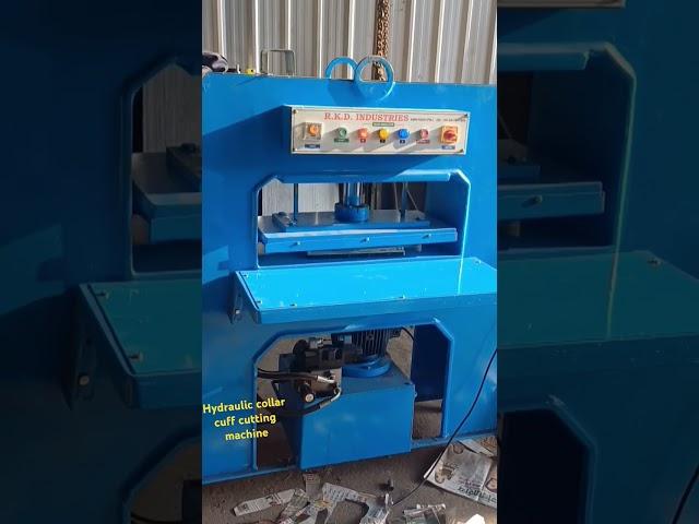 HYDRAULIC COLLAR CUFF CUTTING MACHINE BY R.K.D INDUSTRIES