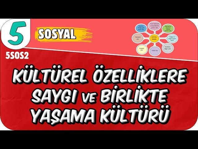 Kültürel Özelliklere Saygı ve Birlikte Yaşama Kültürü  tonguçCUP 1.Sezon - 5SOS2 #2025