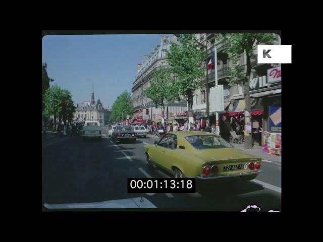 Drive Through 1970s Paris Streets, France in HD from 35mm | Kinolibrary