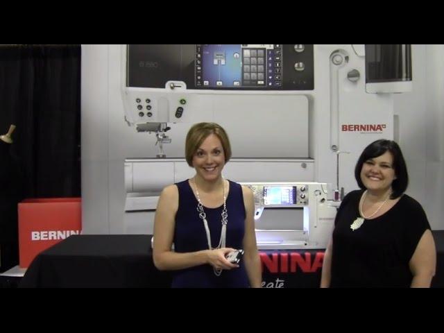 BERNINA University 2014 - Bernina 880 Sterling Edition & New Bernina Foot #97