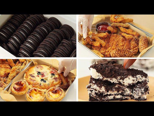 Easy Oreo Cake & Fruit Pizza | Creative Recipes | ASMR | Cake Story | Cooking ASMR