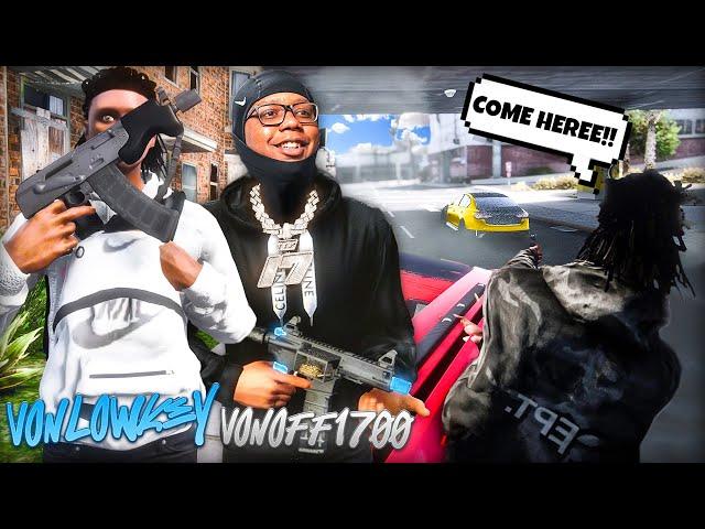 VonOff1700 & Vonlowkey SLIDING on all THE OPPS in GTA 5 RP!