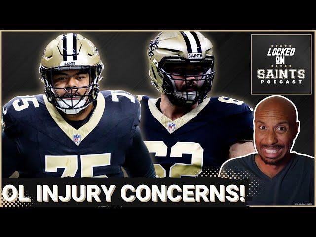 New Orleans Saints' Injured Offensive Line Faces Crucial Test Vs. Dallas Cowboys