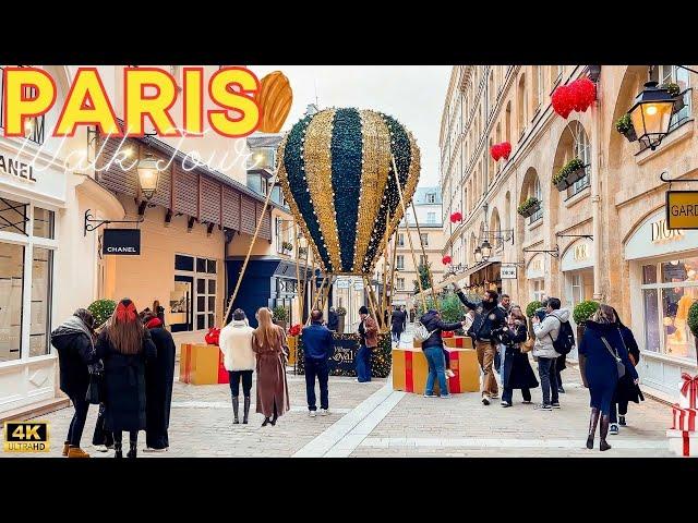 Paris, France  - 4K PARIS 2024 18 December Paris Walk  With Captions