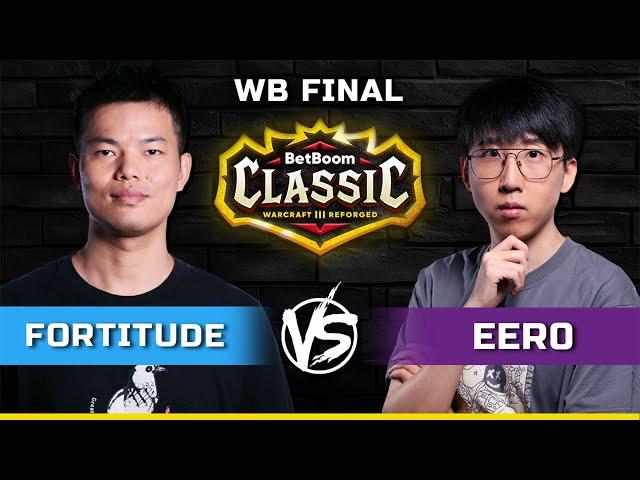 WC3 | WB Final | [HU] Fortitude vs Eer0 [UD] | BetBoom Classic Season 2