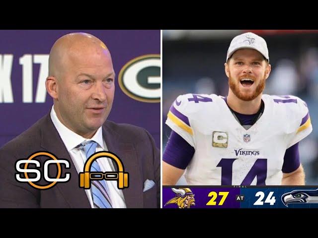 ESPN SC | Vikings will win NFC North and steal the No. 1 seed in NFC with Sam Darnold - Hasselbeck