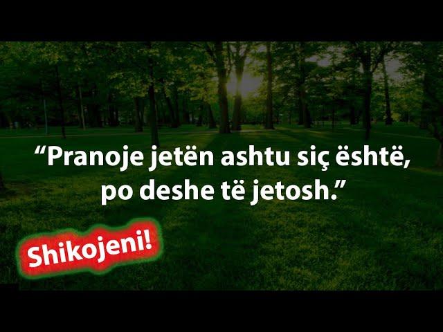 Mos u Trishto | Pranoje jeten ashtu siç eshte, po deshe te jetosh