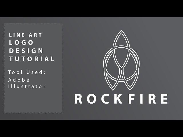 Line Art Logo Design -  Illustrator Tutorial (Minimalist)