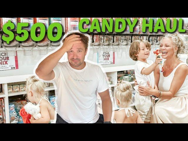 TRIPLETS $500 CANDY HAUL!!!