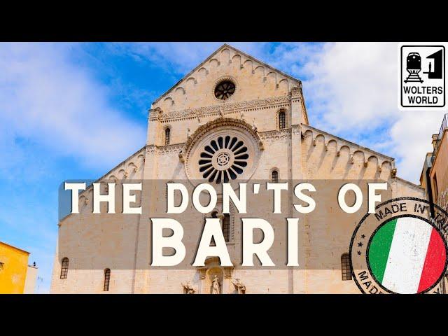 Bari: The Hidden Italian City Tourists Always Miss