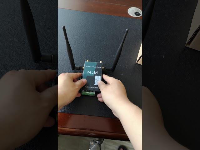 How to configure E-Lins 4g router external antenna