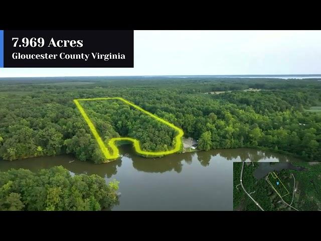 7.97 Acres for Sale in Gloucester County Virginia!