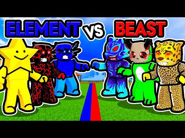 BEASTS vs ELEMENTALS in Blox Fruits...