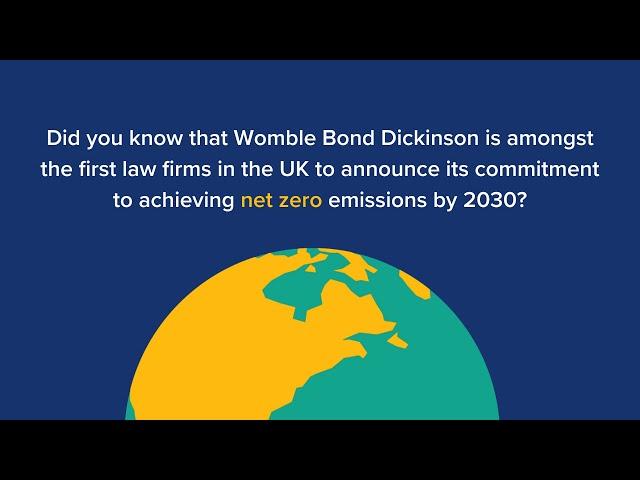 Womble Bond Dickinson launches its roadmap to achieving net zero by 2030