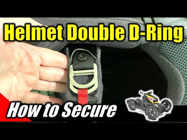 Double D-Ring Motorcycle Chinstrap: How to Secure | Ryker Rider