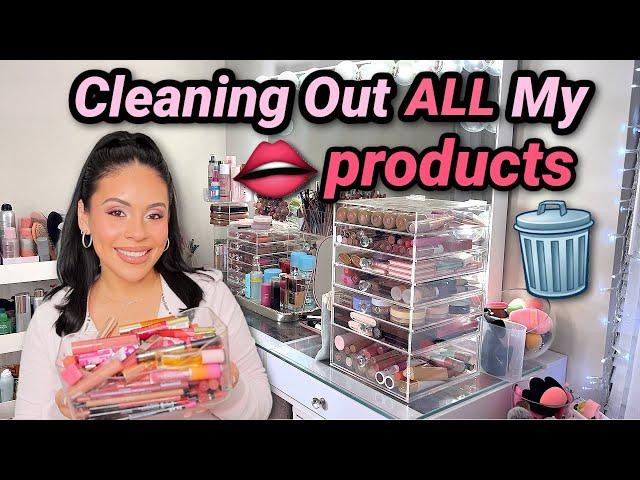 Decluttering My Entire Lip Product Collection  MAJOR END OF YEAR CLEAN OUT 