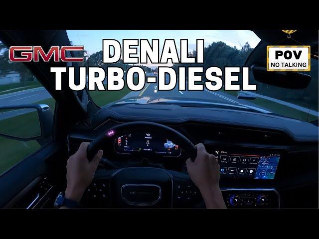 2024 GMC Sierra 1500 Denali Ultimate Duramax Turbo-Diesel - POV Test Drive