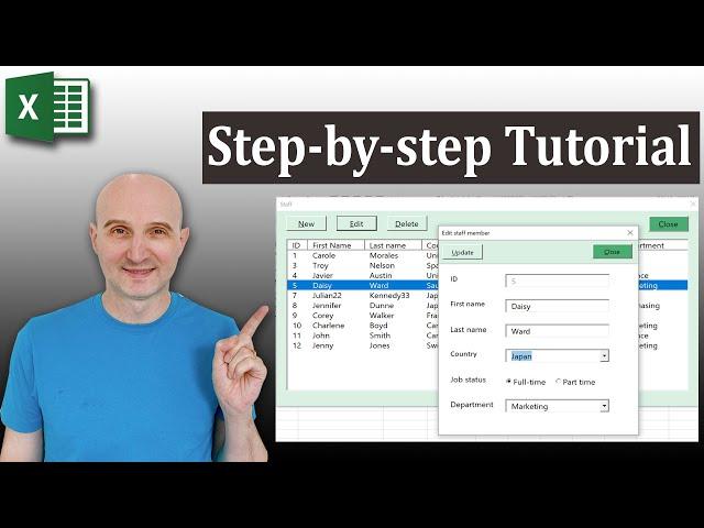 How to Create a Data Entry Form in Excel