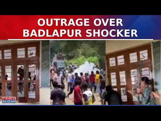 High Drama At Badlapur School In Maharashtra Over Sexual Assault Of Two Minors