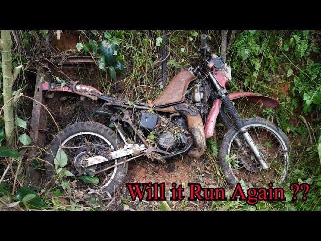 Full Restoration a abandoned Suzuki TS125X Motorcycle