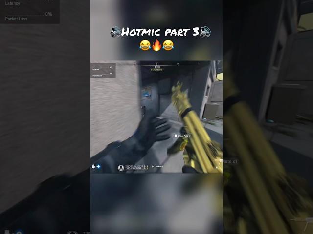 HOTMIC…part3#warzone #gaming #funny #hotmicswarzone #shorts