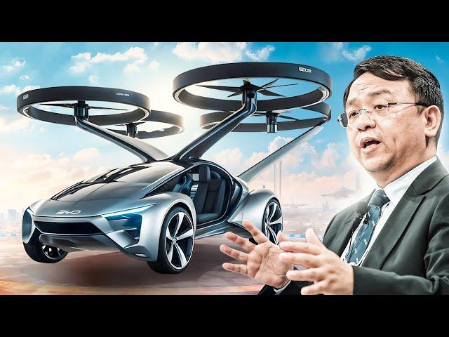 Chinese BYD CEO Releases First $7,000 Flying Car That Changes Everything!