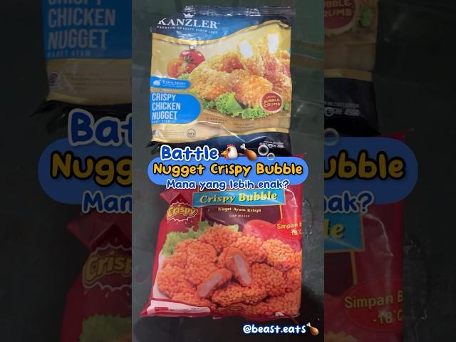 Battle nuggetnya kanzler vs fiesta, siapa yang menang #kanzler #fiesta #foodbattle #nugget