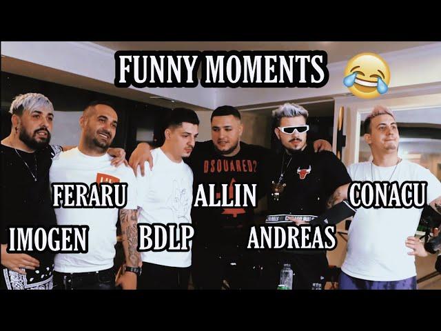 FUNNY MOMENTS DE PE LIVE cu BOGDAN DLP & ALLin, ImoGen, Conacu, Feraru, Andreas | NEBUNIE  |