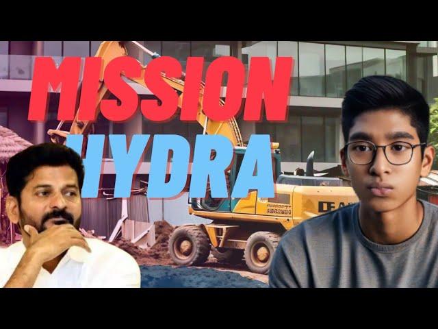 mission hydra demolishes illigal house's in hyderabad