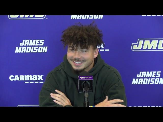 JMU Football | Players Weekly Press Conference with Barnett and Thomas - Nov. 11, 2024